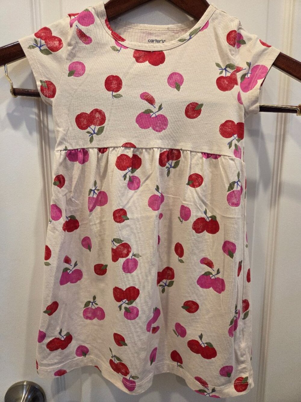 Kid Cherry Jersey Dress 5T